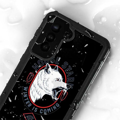 Game of Thrones: House Stark Direwolf Galaxy S24 Waterproof Case